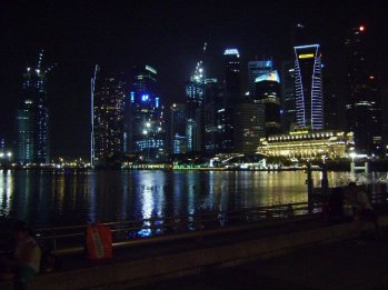 Singapore City by night